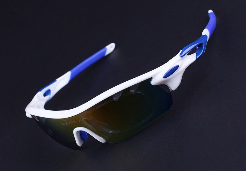 Acquistare Uomo Donna Occhiali Da Sole Polarizzati Bianchi E Blu Da  Ciclismo Occhiali Da Sole Sportivi Biciclette Occhiali Da Vista Con 5 Lenti  Economico | Consegna Veloce E Qualità | It.Dhgate