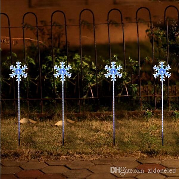 Lights Outdoor Led Snowflake Navidad Lights Outdoor Led Snowflake Navidad Decoration Light Home Lawn Lighting
