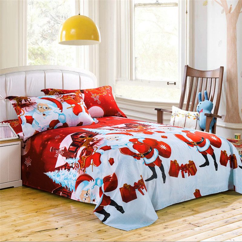 wholesale 3d santa claus christmas bedding set kids girl queen size duvet cover bed sheet bedspread 2 pillowcases home interior decoration duvet bedding - Christmas Bedding Sets wholesale 3d santa claus christmas bedding set kids girl queen size duvet cover bed sheet bedspread 2 pillowcases home interior decoration duvet bedding - Christmas Bedding Sets
