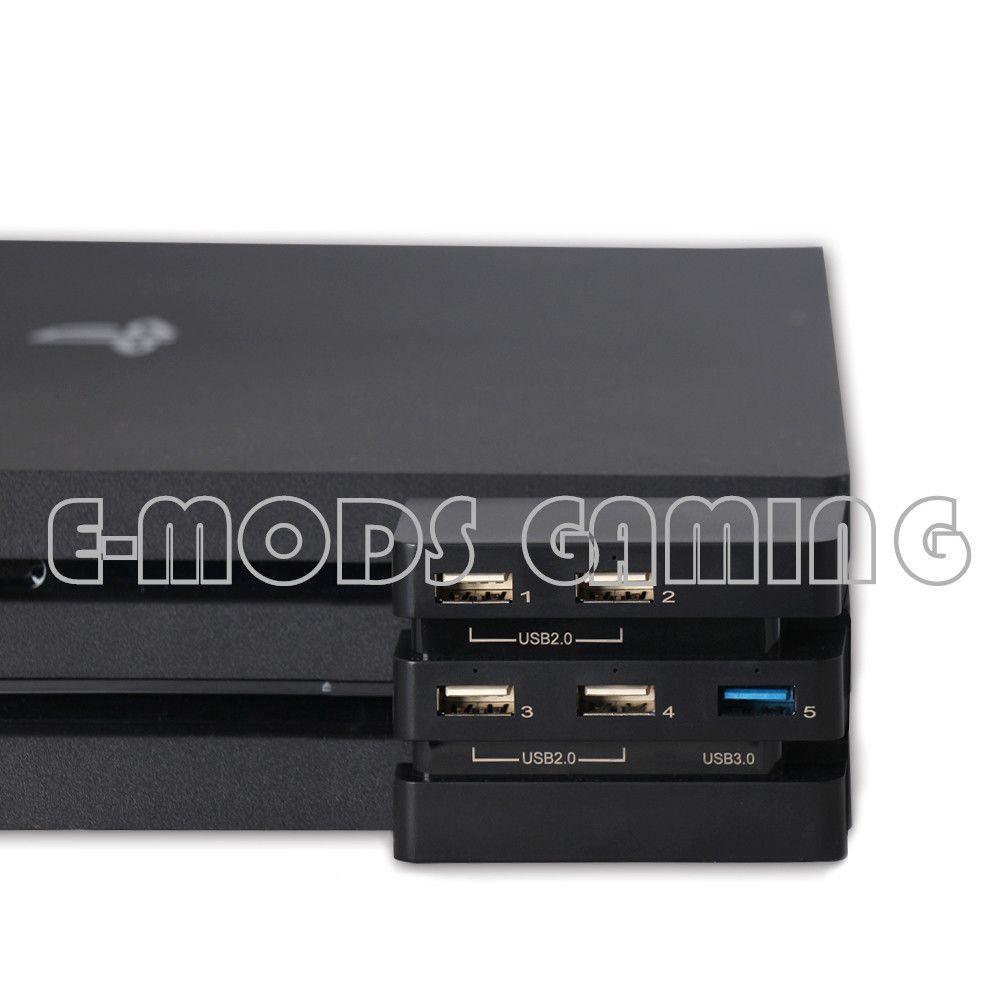 2021 New PS4 Pro Hub USB Ports W/ 5 USB Port High Speed USB With 1*3.0