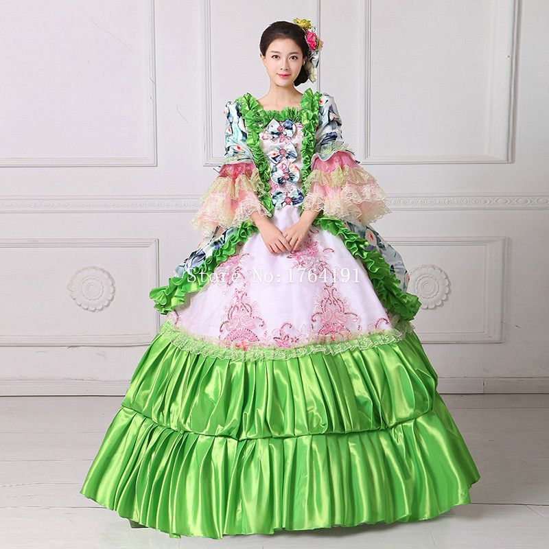 Luxury 2017 Green Square Collar Long Flare Sleeve Lace ...