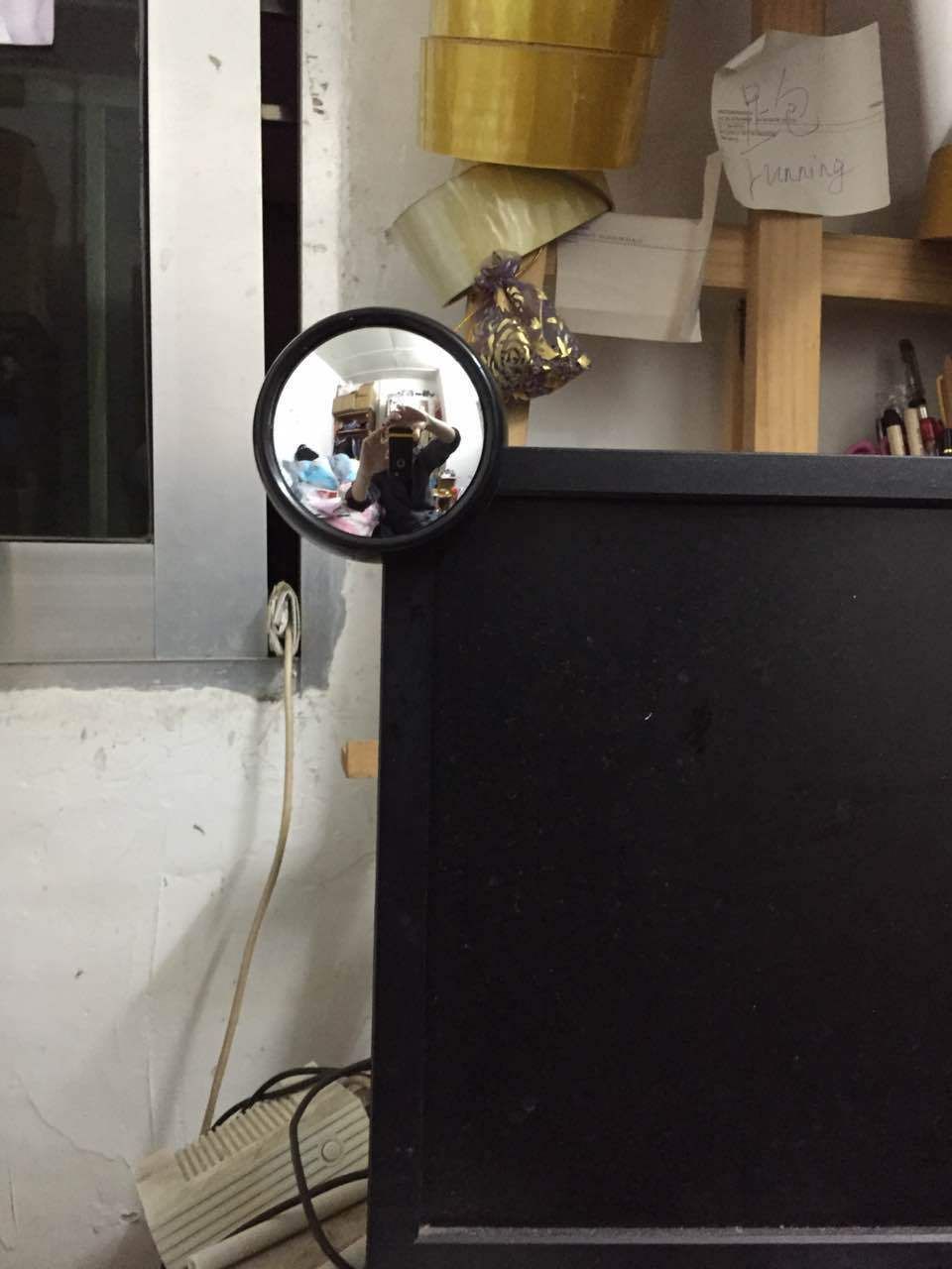 Computer Rearview Convex Glasses Wide Angle Blind Spot Mirrors Rear View Mirror Display Color Random