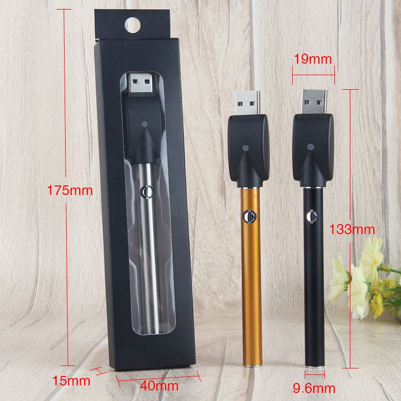Wholesale Slim Vape Battery Button Push 280mah Battery Bud O Pen