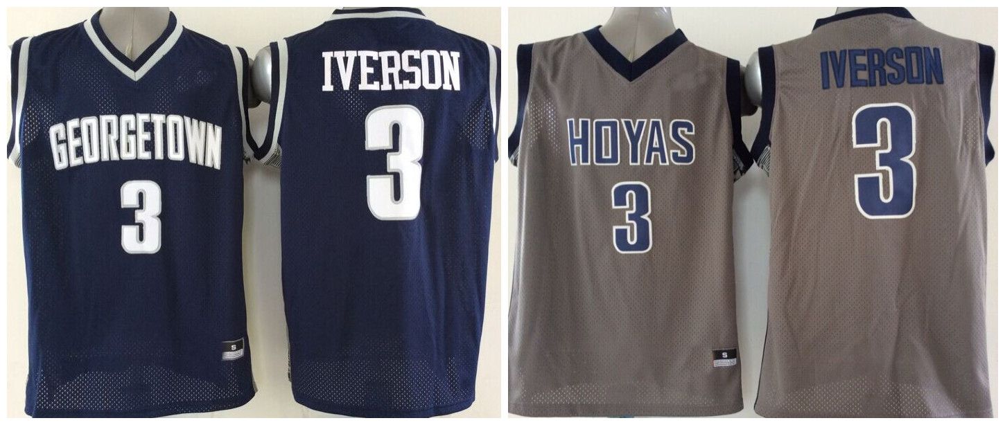 Shop Basketball Jerseys Online, Hoyas Allen Iverson College