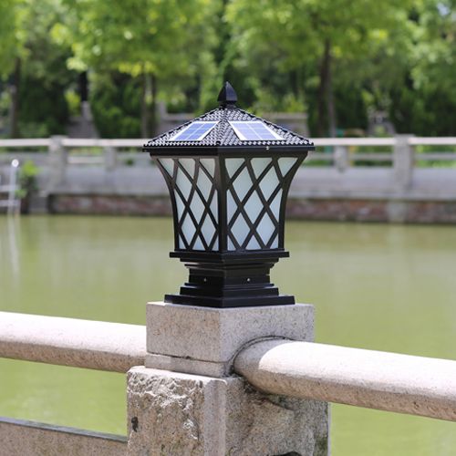 Solar Power Led Post Lights Super Bright Outdoor Waterproof Garden Outdoor Street Lamp Post Best Lights