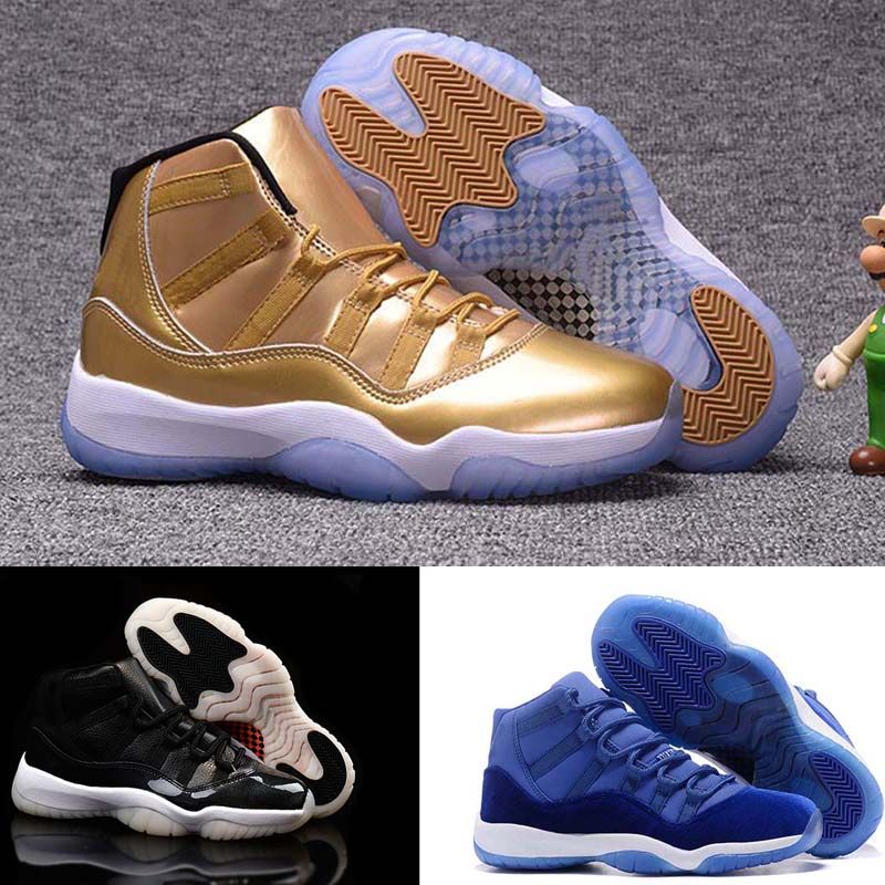 blue and gold basketball shoes