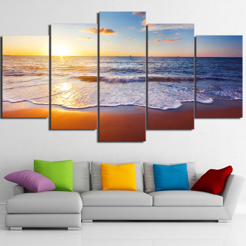 Get Personnalise art mur de toile de plage For Android
