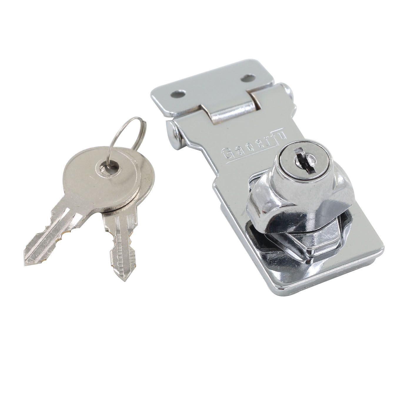 2018 Twist Knob Locking Hasps Integrated Lock Chrome Plated Finish With