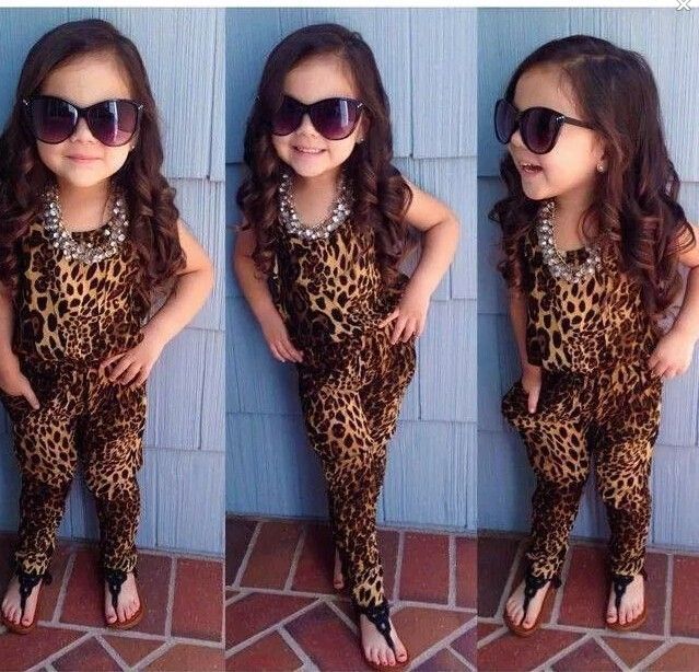 baby girl leopard print