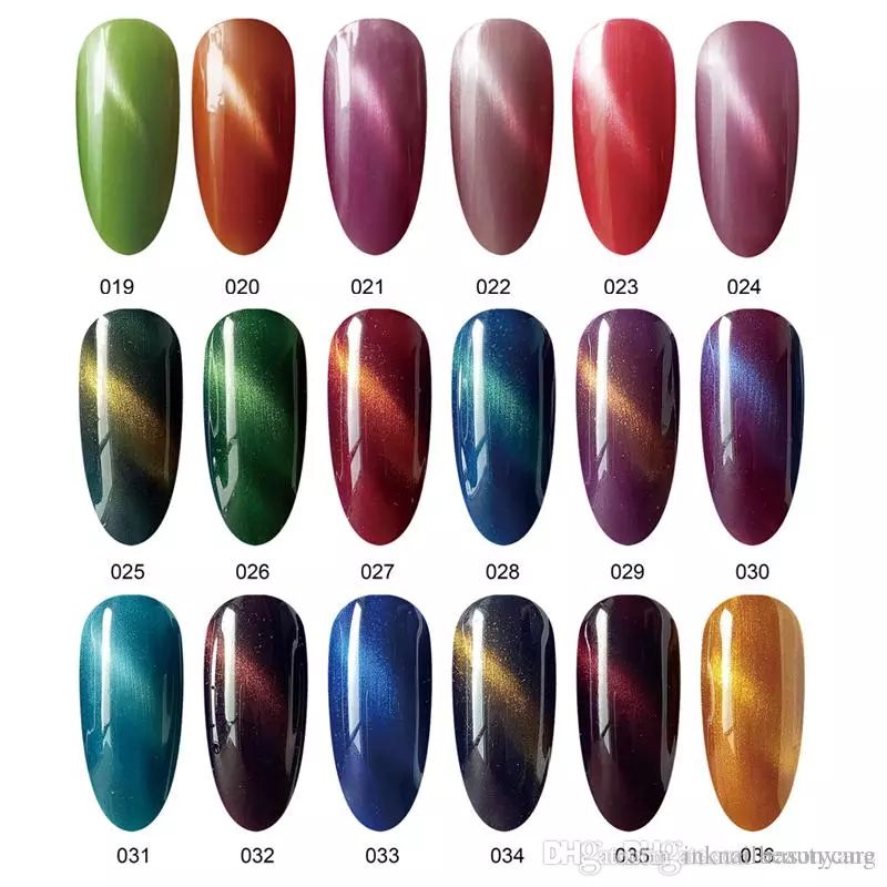 New Colors High Quality Soak Off Led Uv Cat Eye Gel Polish Gel Nail