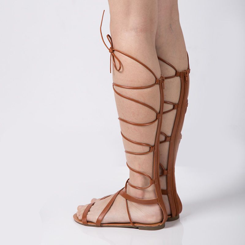 string tie sandals