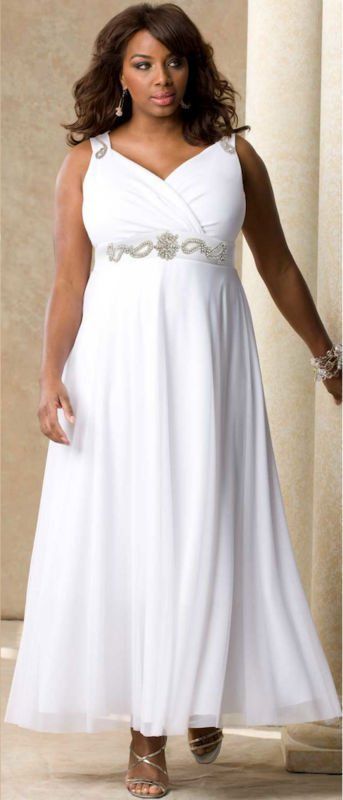 casual plus size empire waist dresses