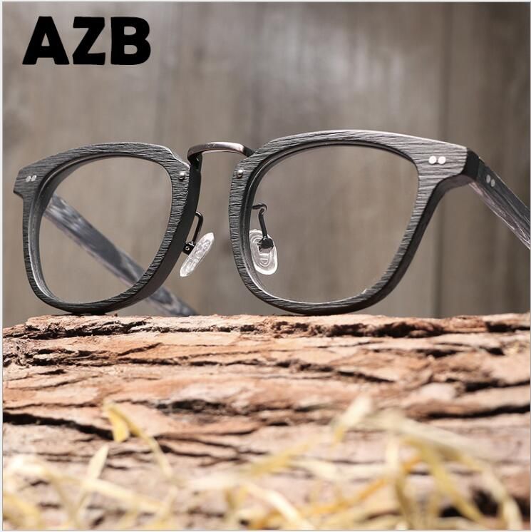 Acquistare Lame Di Legno Nuove Fatte A Mano AZB Gli Occhiali Piatti Con  Montatura Occhiali Retro Moda HB025 Economico | Consegna Veloce E Qualità |  It.Dhgate