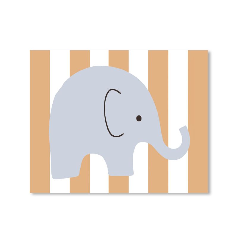 2018 artpioneer cute elephant print poster modern cartoon nursery