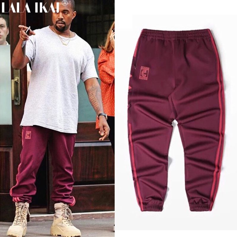2019 Kanye West Season 4 Crewneck Sweatpants S 3XL CALABASAS Pants Men Loose Joggers Comfortable 