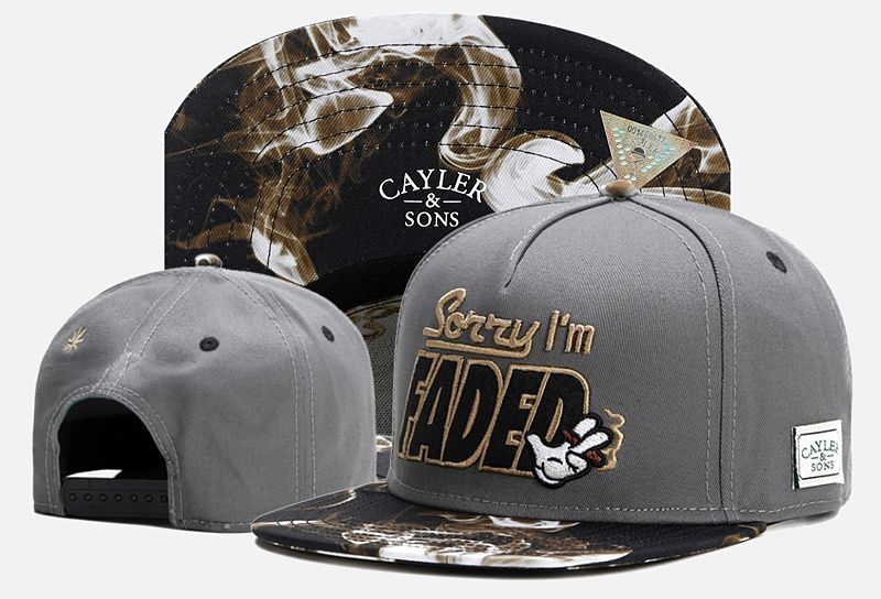 Hip Hop Men/'s CAYLER Sons Cap adjustable Baseball Snapback Street Black hat 594#