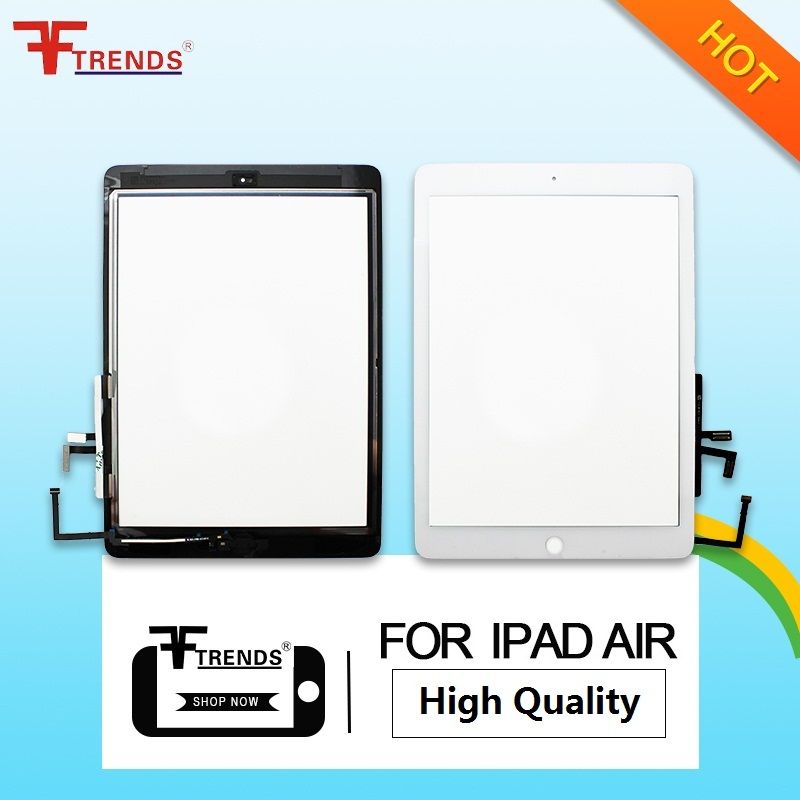 OEM Black Touch Screen Glass Digitizer For iPad Air 5 5th with Home Button AAA+