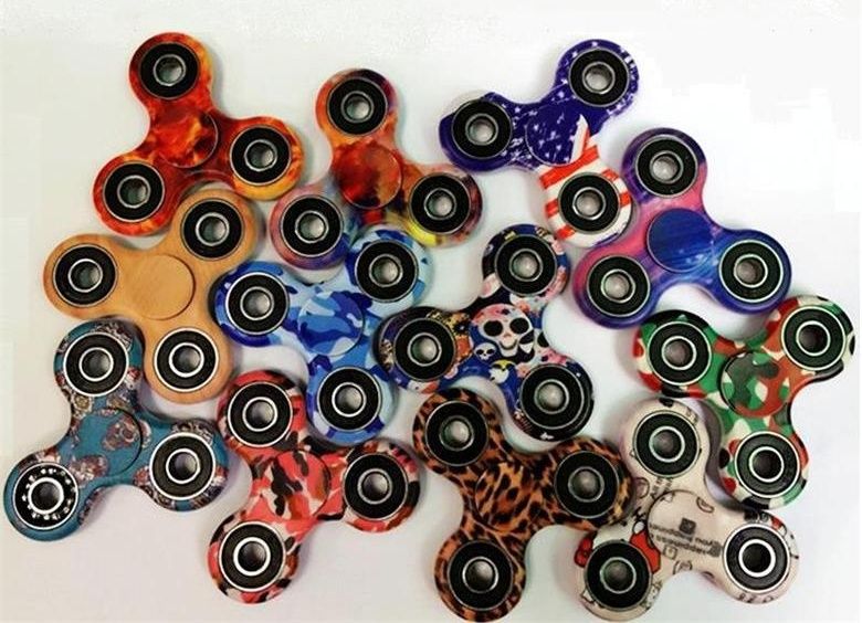 New ing Camouflage Fid Spinner Colorful Eye Catching Finger