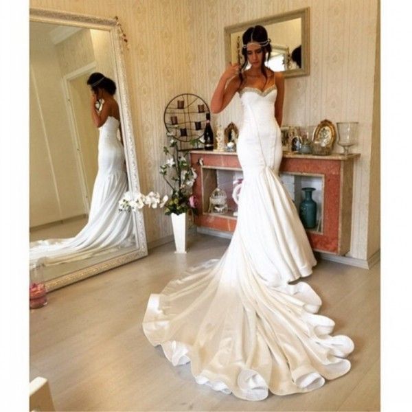 Spaghetti Strap Sexy Wedding Dresses