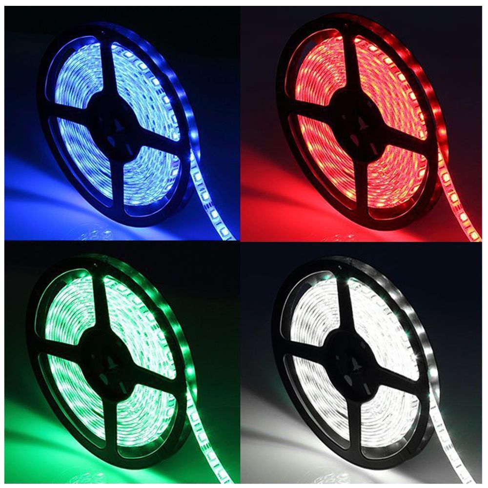 RGB LED Light Lamp Band Waterproof Switch Colorful Party Decorat Bar