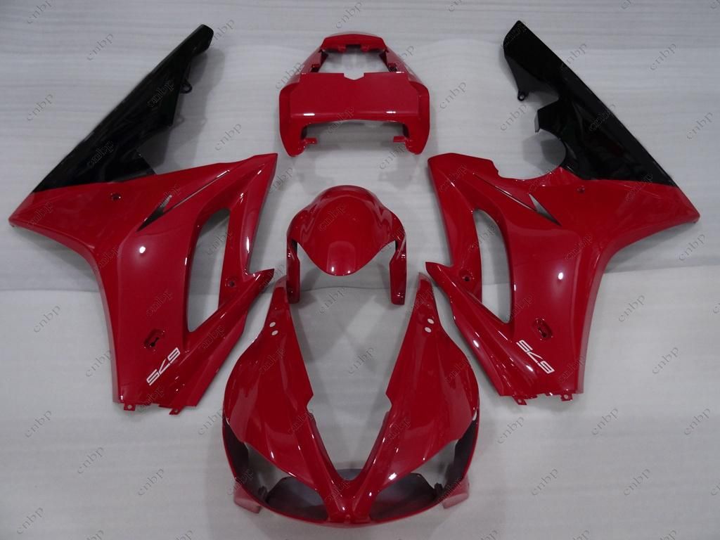 Black Glossy Fairing Tank Cover Kit Fit CBR600F2 92 93 1991-1994 01 B7