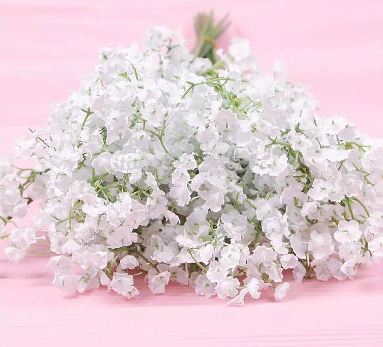 2021 Gypsophila Silk Baby Breath Artificial Fake Silk Flowers Plant