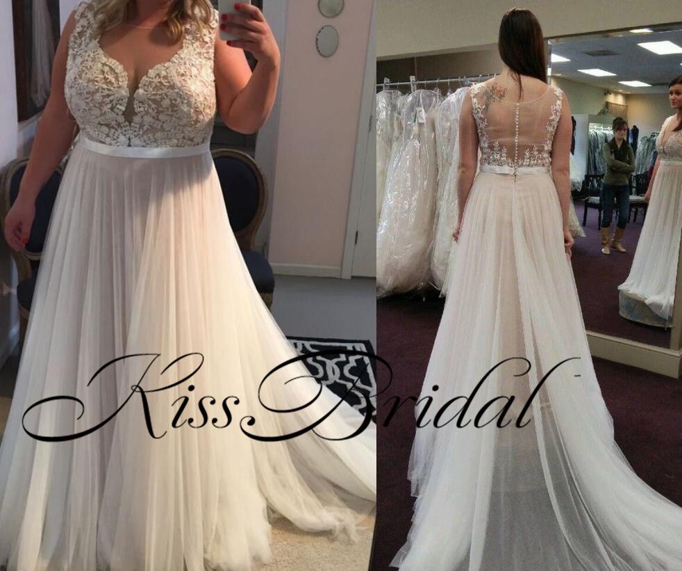 Take A Look At These Awesome Plus Size Reception Dresses Photos