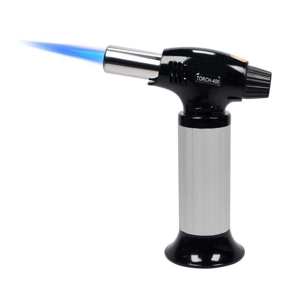Soldering DIY Refillable Butane Gas Lighter Blow Torch Flame Kitchen Chefs