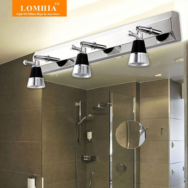 2018 6w 9w Led Acrylic Bathroom Front Mirror Lights Toilet Wall 2018 6w 9w Led Acrylic Bathroom Front Mirror Lights Toilet Wall Mounted Lamps Ac90 260v Stainless Steel Vanity Lighting Fixtures Modern From