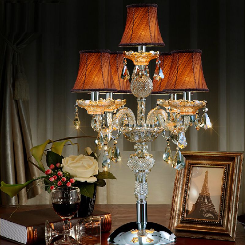2018 European Style Hotel Club Restaurant Table Lamp Villa Living 2018 European Style Hotel Club Restaurant Table Lamp Villa Living Room Large Model Sofa Tea Luxury Crystal Lamps From