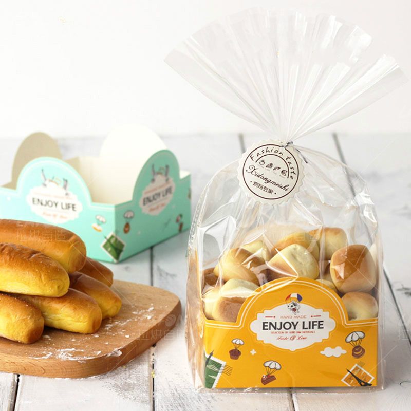 Wholesale Storage Bags At 54.27, Get Square Carton Clear Plastic Bag Bread Cake Packaging Bags