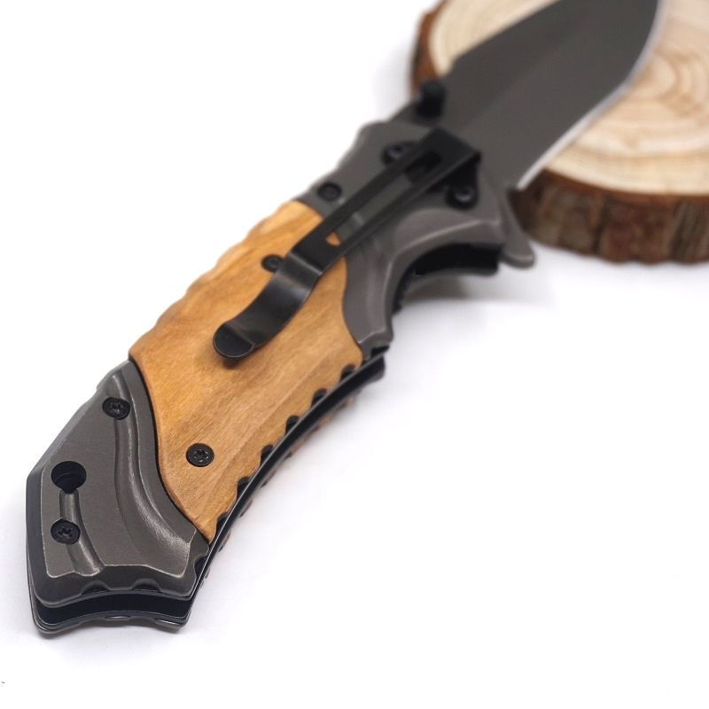 New! Browning Knife X49 Tactical Survival Folding BladeHardened 440C