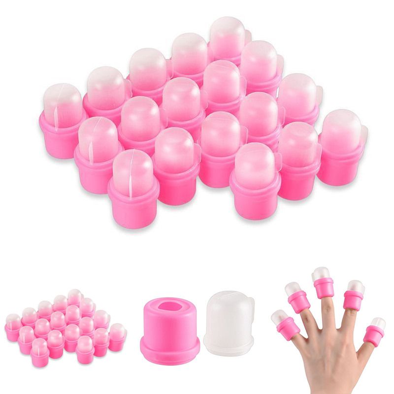 Pink Diy Wearable Nail Soak Soaker Polish Remover Acrylic Art Pink Diy Wearable Nail Soak Soaker Polish Remover Acrylic Art Tip Fashion Uv From Ibeauty
