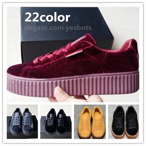 rihanna creepers maroon