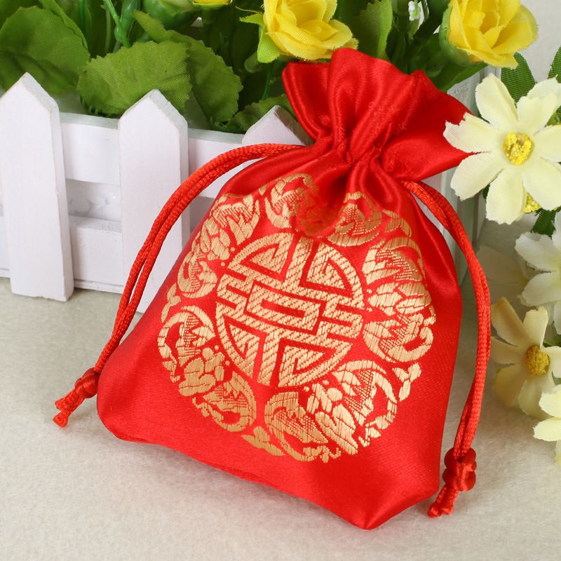 Drawstring Chinese Wedding Candy Bags Wedding Favor Box Embroidery drawstring-chinese-wedding-candy-bags-wedding-favor-box-embroidery