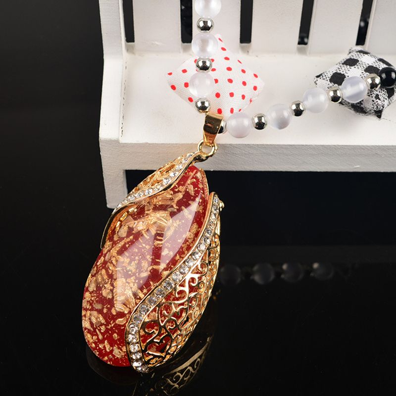 Newest Crystal Necklaces Jewelry Fashion Women Crystal Pendant necklace Jewelry Necklace Pendant Mix Colors 