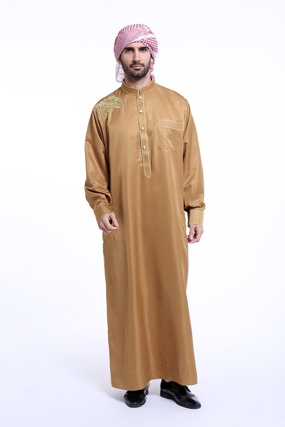 2017 أزياء الرجال النمط السعودي ثوب ثوب عباية رداء Daffah صالة الطفش الإسلامية العربية قفطان ملابس رجالية 2021 من Donnatang240965 166 62ر س موبايل Dhgate
