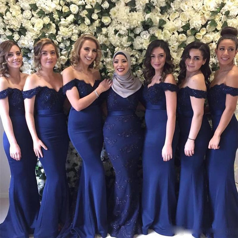 vintage blue bridesmaid dresses