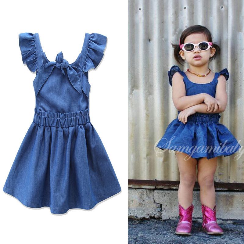 vestito di jeans bambina