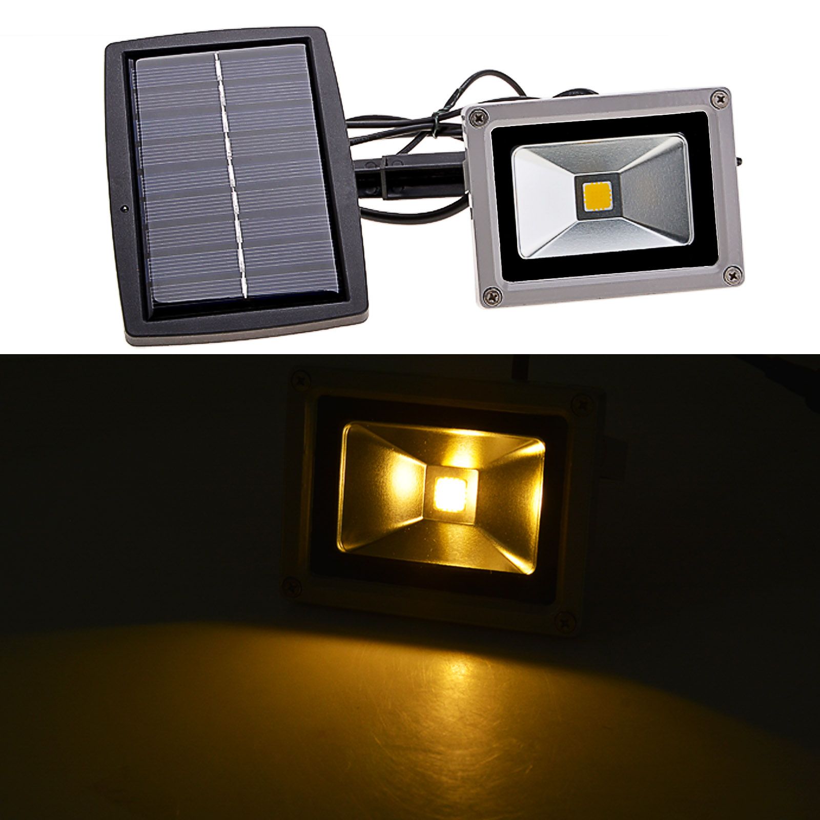 Solar Flood Lights Outdoor Landscape Lighting 10w Led Spotlight Solar Flood Lights Outdoor Landscape Lighting 10w Led Spotlight Night Light Lamp Waterproof Warm White With