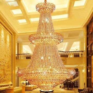 American Gold Crystal Chandeliers Lamp Modern Golden Chandeliers Lights Fixture European Hotel Hall Lounge Bar Home Indoor Lighting Kitchen French Chandelier From Umsannagu 1526 84 Dhgate