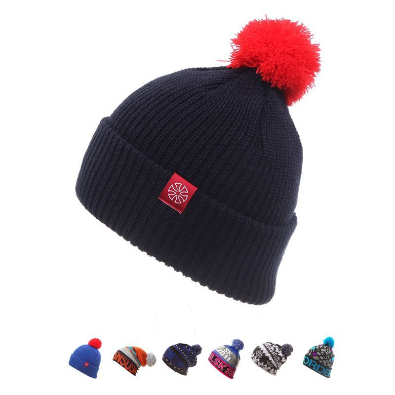 Fashion Snowboard Winter Ski Hat Warm Woolen Caps For Men Hats Female