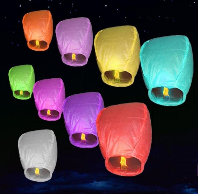 Factory Price Sky Lantern Biodegradable Wishing Lantern Sky Light