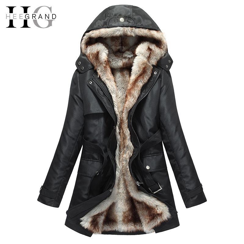 Hee Grand 2016 Women Winter Coats And Jackets Faux Fur Woman Warm ...