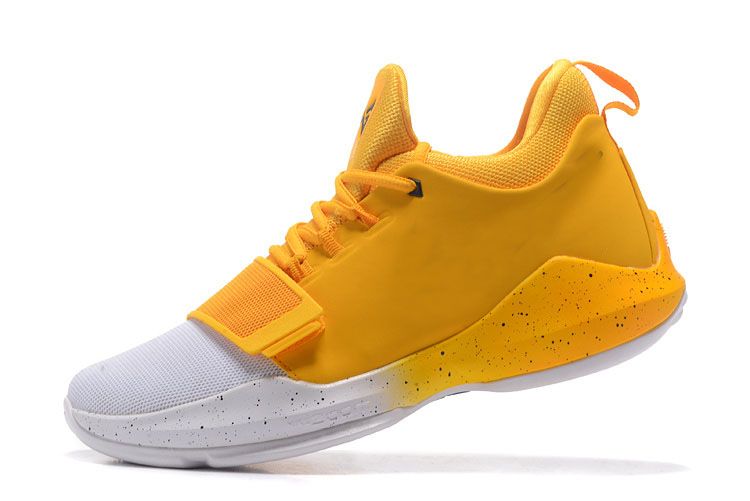 paul george shoes red and white
