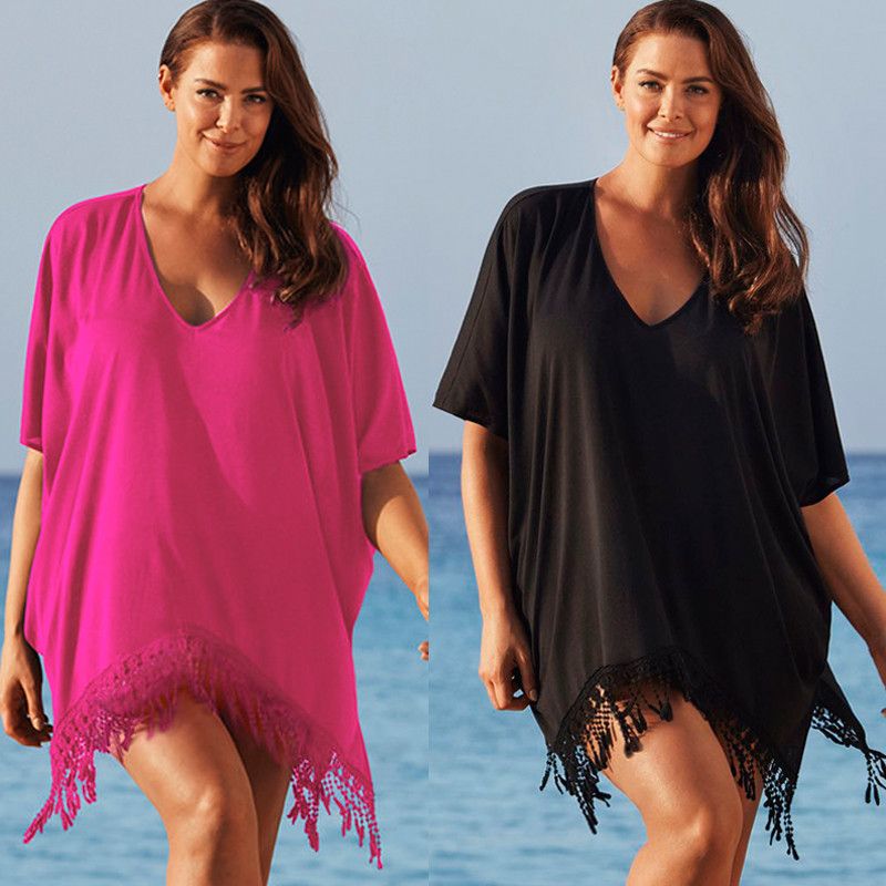 ladies plus size beach dresses