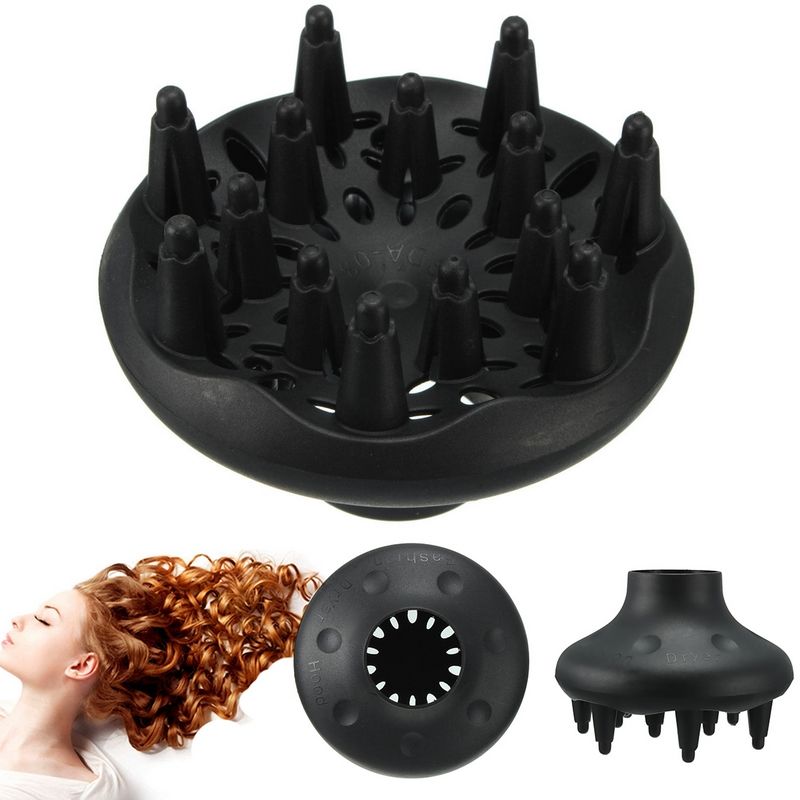 Professional Black Universal Hair Diffuser Blower Hairdressing