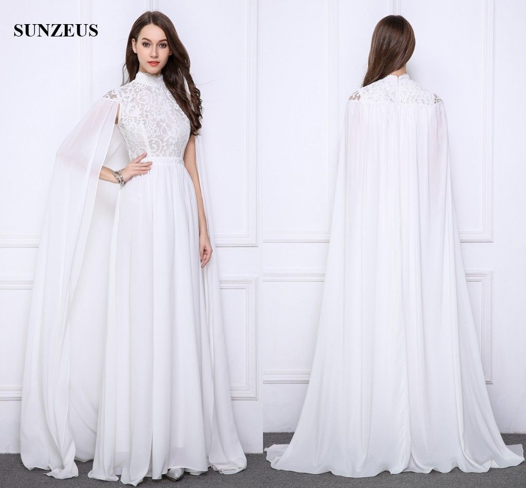 white long gown designs