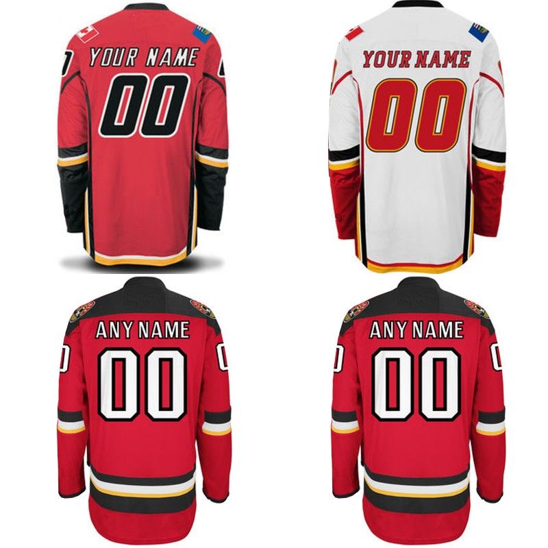 2019 Calgary Flames Jersey S 5XL Personalized Customized Jerseys With