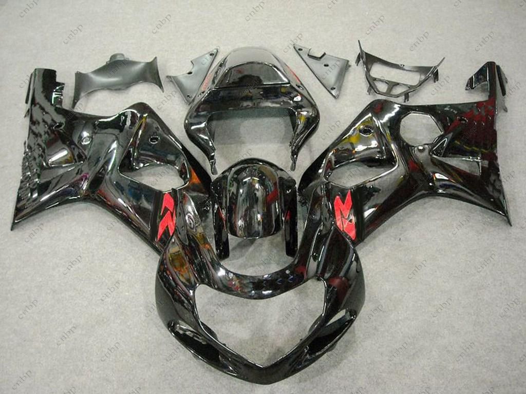Plastic Fairings GSXR1000 2000 Body Kits GSXR 600 750 1000 02 03 Black Full Body Kits GSXR600